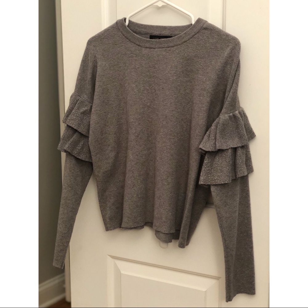 LoveTree Ruffle Sweater - Picture 7 of 7